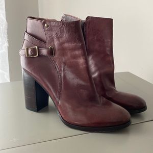 FRYE never worn heeled bootie